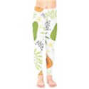 Seamless-tropical-pattern-with-papaya Kids  Classic Winter Leggings View1