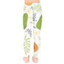 Seamless-tropical-pattern-with-papaya Kids  Classic Winter Leggings View2