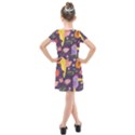 Exotic-seamless-pattern-with-parrots-fruits Kids  Cross Web Dress View2