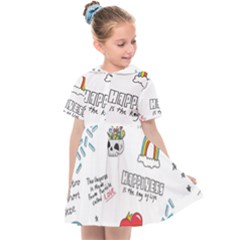 Abstract-fashion-background-suitable-fabric-printing Kids  Sailor Dress by Salman4z