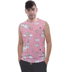 Cute-unicorn-seamless-pattern Men s Regular Tank Top by Salman4z