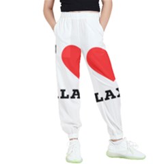 I Love Galaxy  Kids  Elastic Waist Pants by ilovewhateva