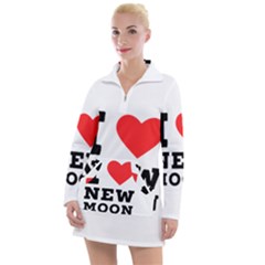 I Love New Moon Women s Long Sleeve Casual Dress by ilovewhateva