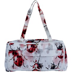 Ladybugs-pattern-texture-watercolor Multi Function Bag by Salman4z