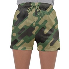 Camouflage-pattern-background Sleepwear Shorts by Salman4z