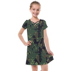 Military Background Grunge Kids  Cross Web Dress by pakminggu