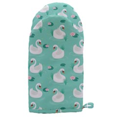 Elegant Swan Seamless Pattern Microwave Oven Glove by pakminggu