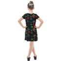 Apples Honey Honeycombs Pattern Kids  Cross Web Dress View2