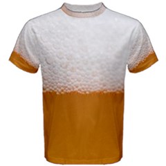 Beer Foam Bubbles Alcohol Glass Men s Cotton Tee by pakminggu