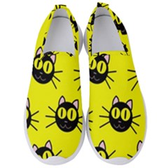 Cats Heads Pattern Design Men s Slip On Sneakers by pakminggu