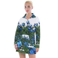 Flowers Roses Rose Nature Bouquet Women s Long Sleeve Casual Dress by pakminggu