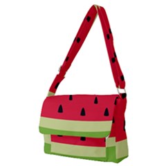 Watermelon Fruit Food Healthy Vitamins Nutrition Full Print Messenger Bag (m) by pakminggu