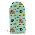 Dog Pattern Seamless Blue Background Scrapbooking Microwave Oven Glove View2