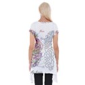 Neurodivergent Creative Smart Brain Short Sleeve Side Drop Tunic View2