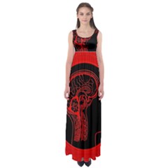 Artificial Intelligence Brain Think Empire Waist Maxi Dress by pakminggu