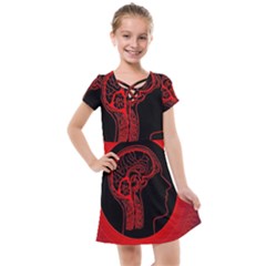 Artificial Intelligence Brain Think Kids  Cross Web Dress by pakminggu