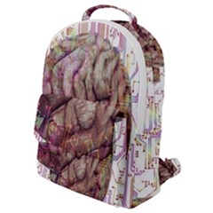 Brain Think Neurons Circuit Flap Pocket Backpack (small) by pakminggu