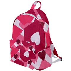 Pink Hearts Pattern Love Shape The Plain Backpack by danenraven