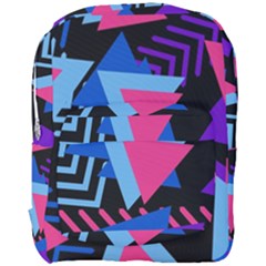 Memphis Pattern Geometric Abstract Full Print Backpack by danenraven