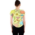 Cute Sketch Child Graphic Funny Crew Neck Crop Top View2