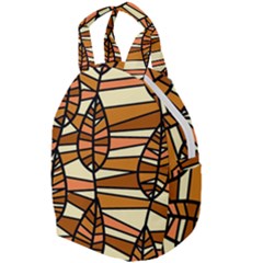 Autumn Leaf Mosaic Seamless Travel Backpack by danenraven