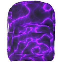 Purple Pattern Background Structure Full Print Backpack by danenraven