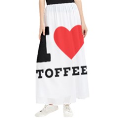 I Love Toffee Maxi Chiffon Skirt by ilovewhateva