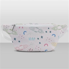 Spaceship Pattern Star Waist Bag  by danenraven