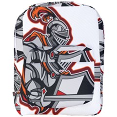 Knight Shield Sword Shield Fictional Character Full Print Backpack by danenraven