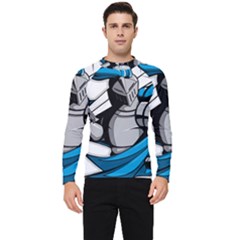 Sword Knight Fictional Character Legionary Warrior Men s Long Sleeve Rash Guard by danenraven