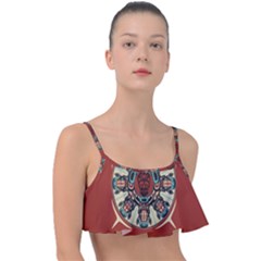 Grateful Dead Pacific Northwest Frill Bikini Top by Mog4mog4