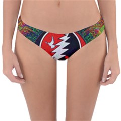 Grateful Dead Pattern Reversible Hipster Bikini Bottoms by Mog4mog4