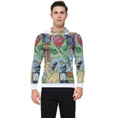 Beauty Stained Glass Men s Long Sleeve Rash Guard by Mog4mog4