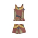 Egyptian Tutunkhamun Pharaoh Design Kids  Boyleg Swimsuit View1