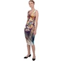 Lion Africa African Art Sleeveless Pencil Dress View2