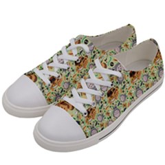 My Neighbor Totoro Pattern Women s Low Top Canvas Sneakers by Mog4mog4