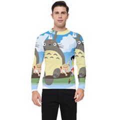 My Neighbor Totoro Totoro Men s Long Sleeve Rash Guard by Mog4mog4