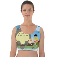 My Neighbor Totoro Totoro Velvet Crop Top by Mog4mog4