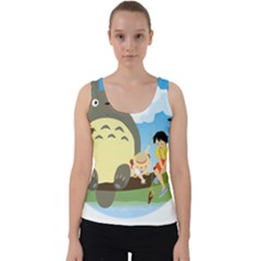 My Neighbor Totoro Totoro Velvet Tank Top by Mog4mog4