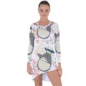 My Neighbor Totoro Cartoon Asymmetric Cut-Out Shift Dress View1