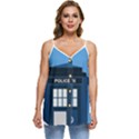 Doctor Who Tardis Casual Spaghetti Strap Chiffon Top View1