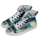 Star Starship The Starry Night Van Gogh Women s Hi-Top Skate Sneakers View2