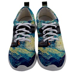 Star Starship The Starry Night Van Gogh Mens Athletic Shoes by Mog4mog4