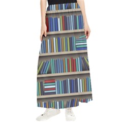 Bookshelf Maxi Chiffon Skirt by Mog4mog4