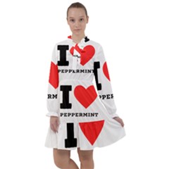 I Love Peppermint All Frills Chiffon Dress by ilovewhateva