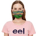 Grassland Nature Palouse Green Field Hill Sky Butte Cloth Face Mask (Adult) View1