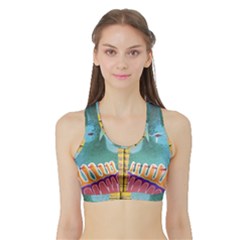 1 (188) Sports Bra With Border by LeRoyJacks