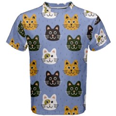 Cat Cat Background Animals Little Cat Pets Kittens Men s Cotton Tee by 99art