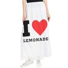 I Love Lemonade Maxi Chiffon Skirt by ilovewhateva