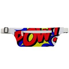 Pow Comic Comic Book Fight Active Waist Bag by 99art